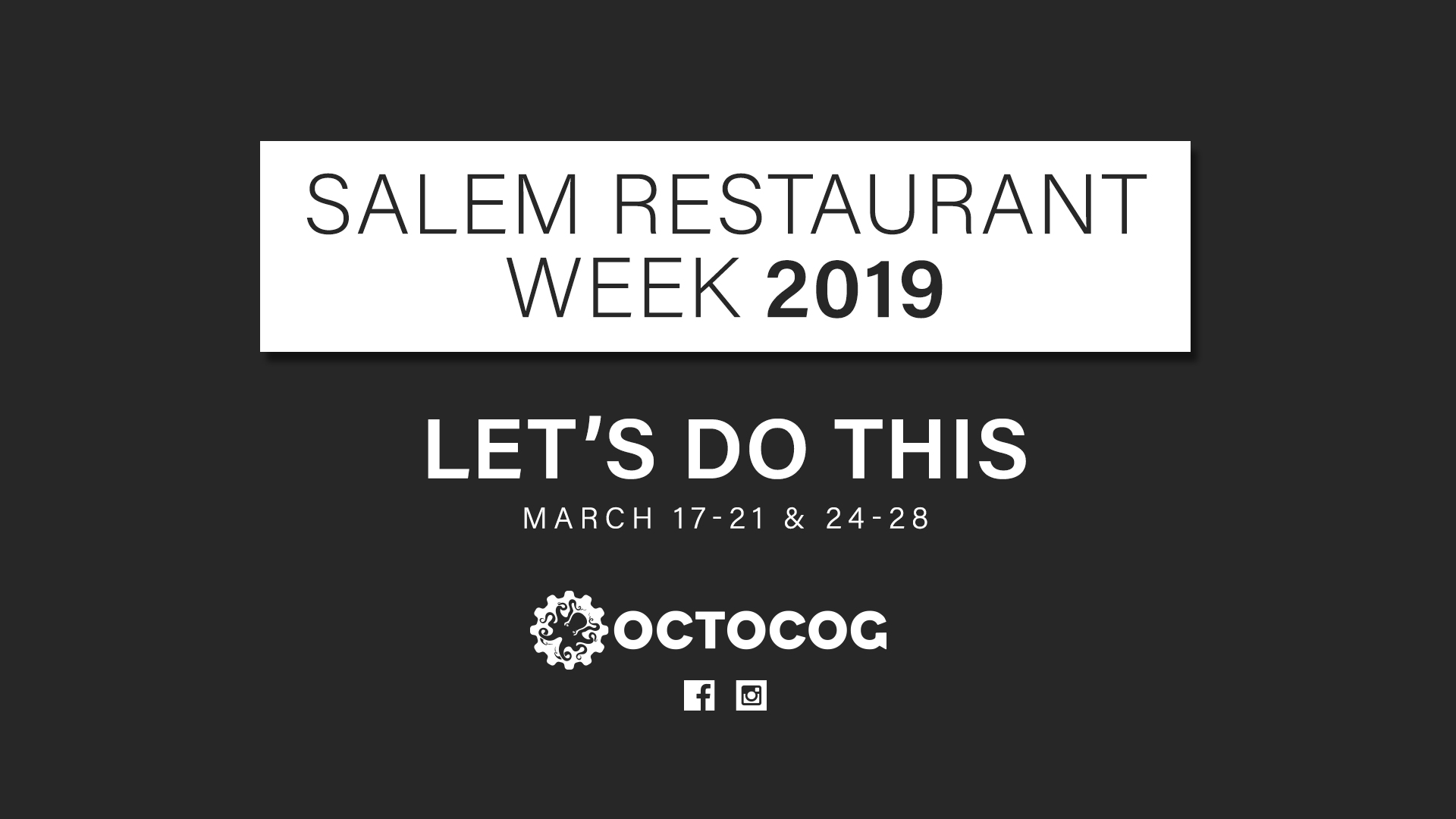 Restaurant Week in Salem MA OctoCog Marketing & Design
